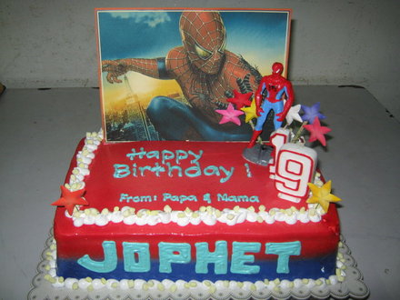 Spider-man Cake delivered